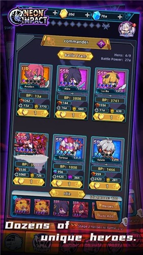 霓虹冲击的图册