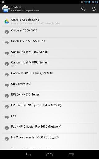 安卓手机谷歌云打印的图册