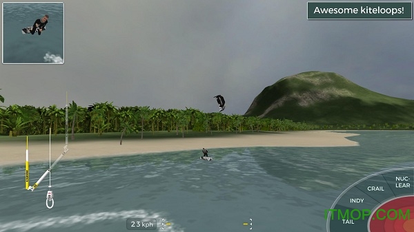 风筝冲浪英雄的图册