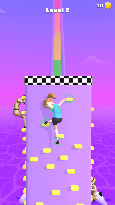 攀岩姿势游戏的图册