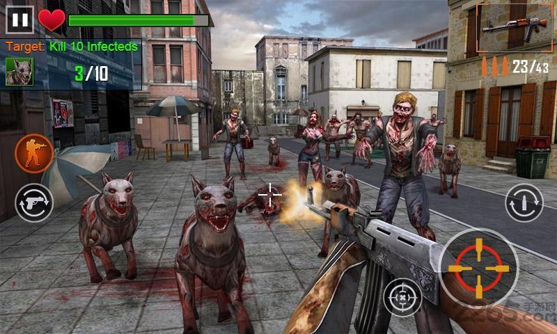 僵尸射击幸存者游戏的图册