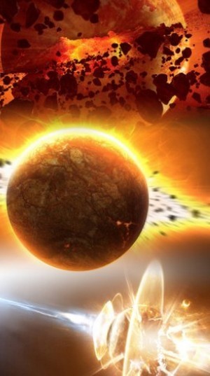 银河星球毁灭大爆炸的图册