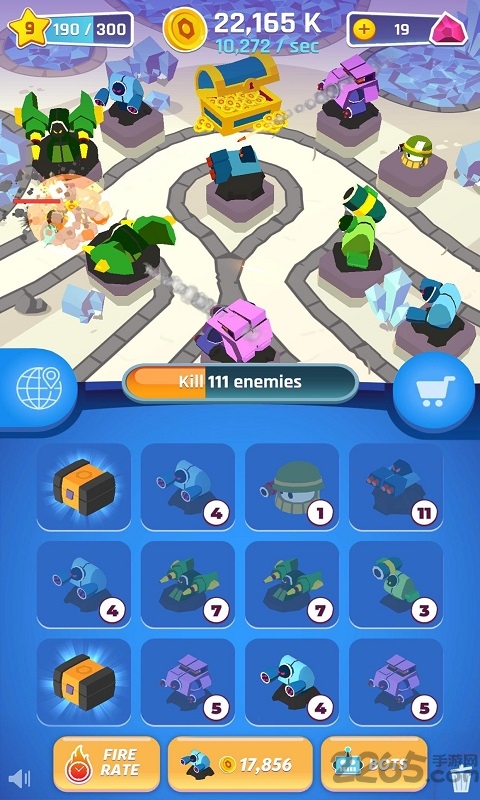 合并机器人塔防游戏的图册