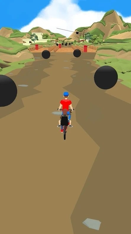 自行车爸爸和儿子的图册