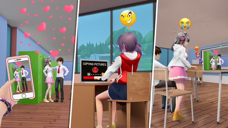 乙女游戏Anime女孩的图册