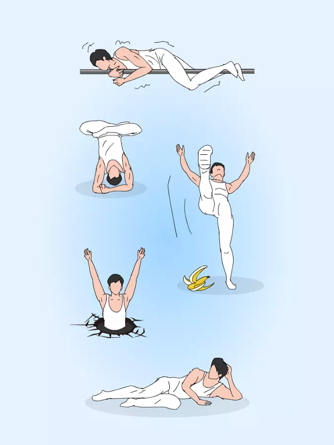 奇怪的单杠的图册