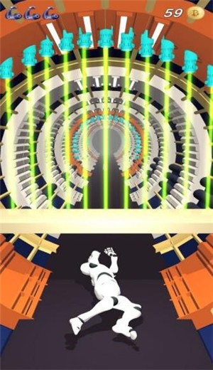 激光隧道的图册