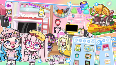 米加小镇城市生活的图册