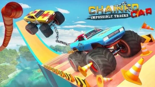 链式汽车特技表演的图册