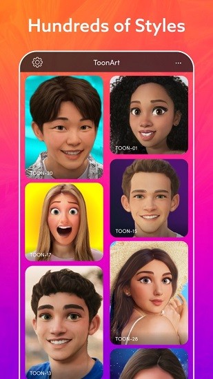 toonart卡通相机的图册