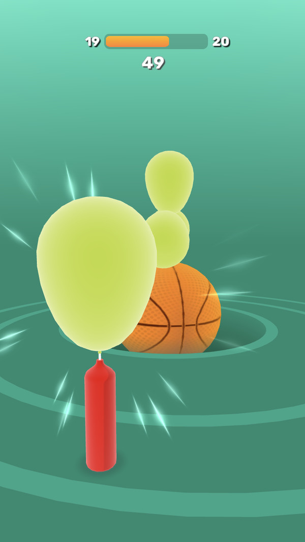 气球充气的图册