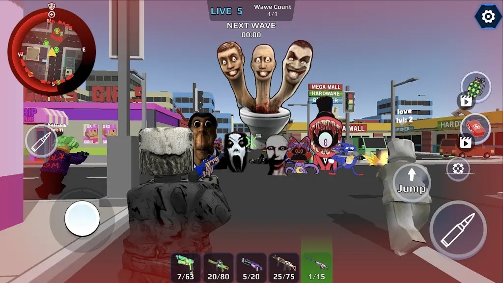 Nextbots围剿内置菜单版的图册