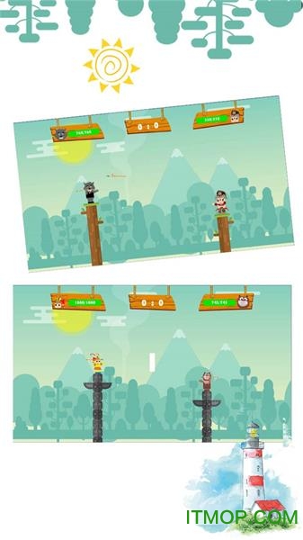 弓箭手站桩游戏的图册