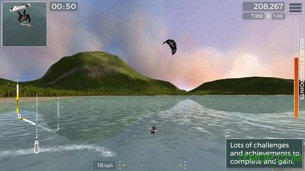 风筝冲浪英雄的图册