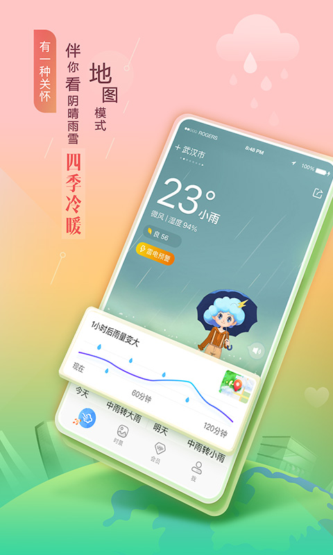墨迹天气app的图册