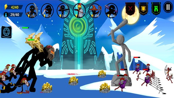 火柴人战争遗产模拟器游戏的图册