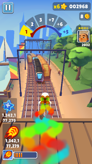 地铁酷跑跑酷全皮肤全滑板的图册