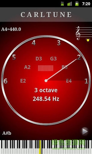 carltune半音阶调谐器的图册