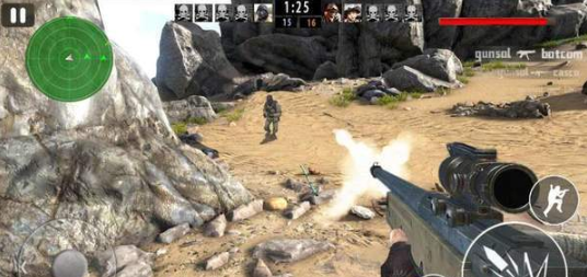 高山狙击手射击的图册