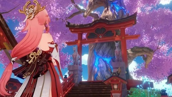 捉弄沉睡的八重神子的图册