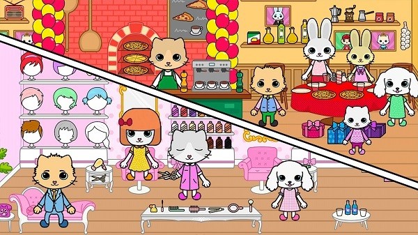 托卡迷你小镇闺密家游戏的图册