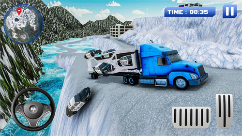 越野警车运输的图册