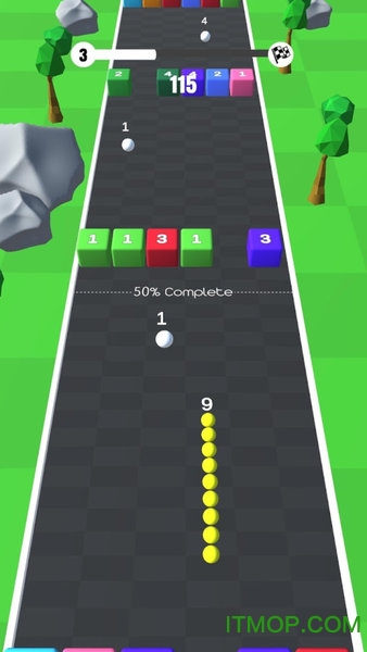 贪食蛇闯方块3D的图册