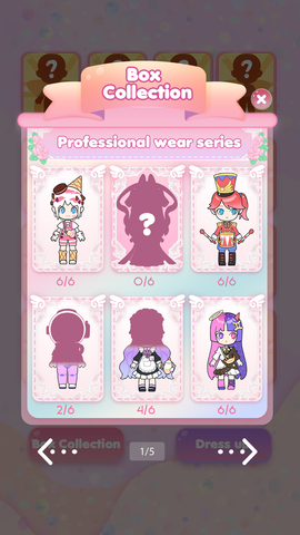 少女装扮盲盒的图册