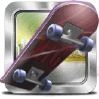 滑板少年坐天台