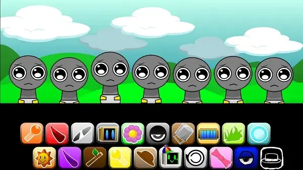 节奏盒子sprunki幼儿园模组的图册