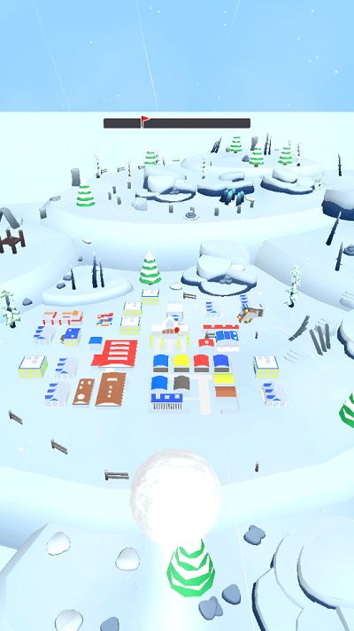 雪球砸城市游戏(snowslide)的图册