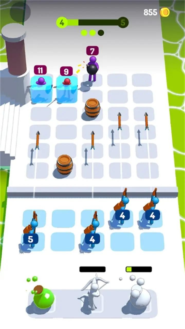 合并弓箭手战斗的图册