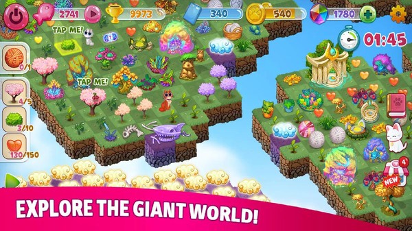 合并猫冒险游戏的图册