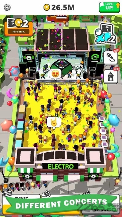 空闲音乐会游戏的图册