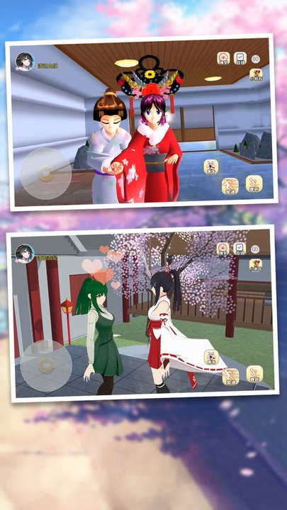 樱花校园汉服女生官方版的图册