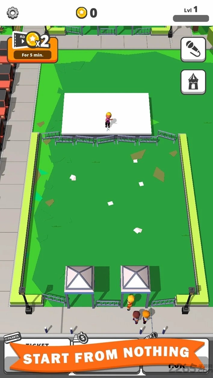 空闲音乐会游戏的图册