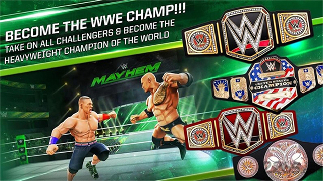 美国职业摔跤游戏WWE手机版的图册