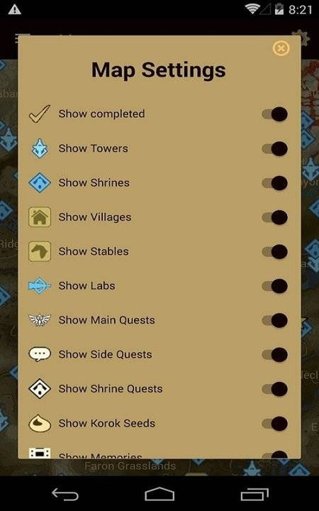 breathcompanion软件(荒野之息电子地图APP)的图册