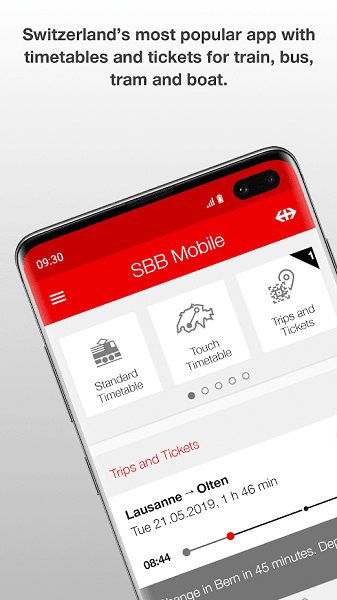 瑞士铁路sbbmobileapp(火车购票)的图册