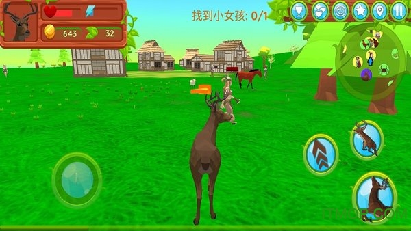 鹿模拟器动物家族的图册