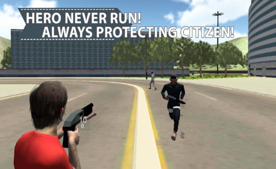 年轻男孩拯救邻居的图册