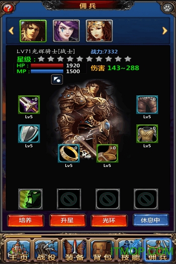 勇士挂机手游的图册