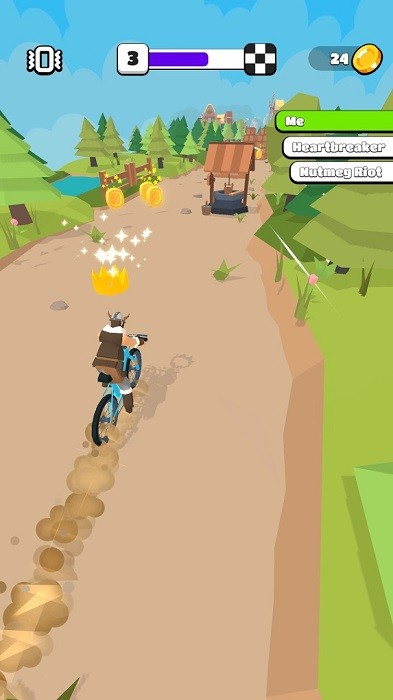 疯狂自行车大作战游戏的图册