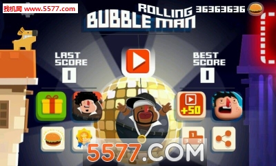 翻滚的气球人(休闲闯关)BubbleManRolling的图册