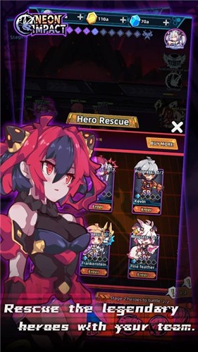 霓虹冲击的图册