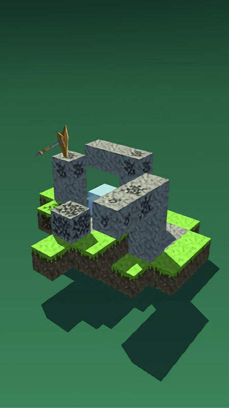 像素挖矿世界游戏的图册