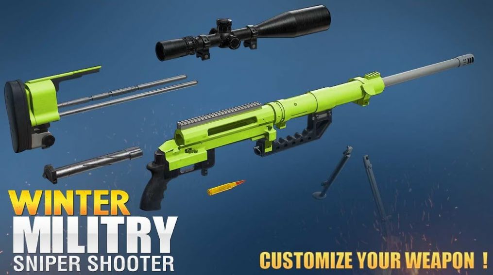 冬季军事狙击手的图册