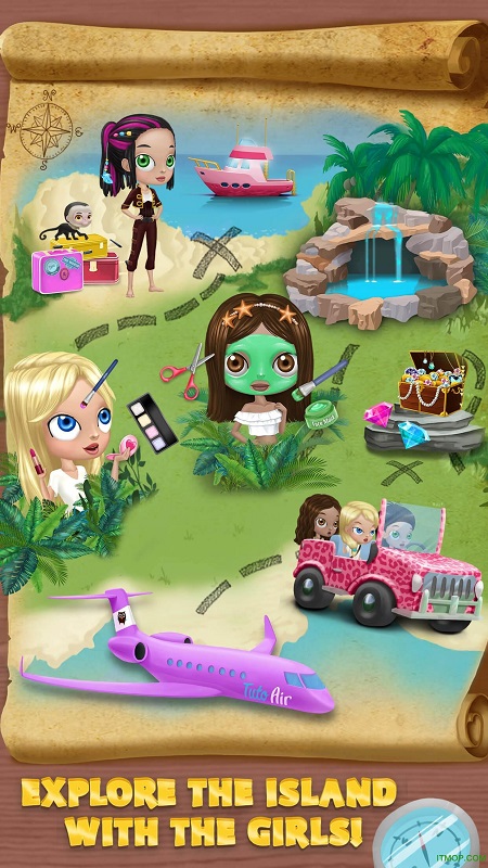 BFF闺蜜环游世界之夏威夷游戏完整版的图册