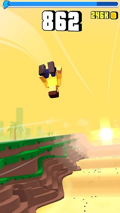 方块少年追逐太阳游戏的图册