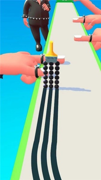 指甲艺术跑酷游戏的图册